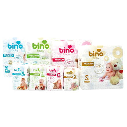 Pleny BINO BABY PREMIUM S 6x10 + dárek