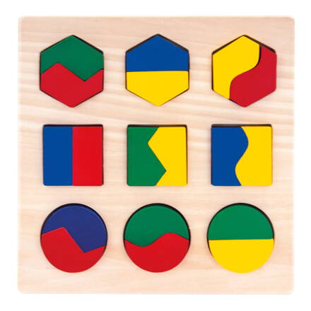 Puzzle - geometrické tvary