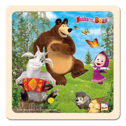 Máša a Medvěd puzzle 20x20cm