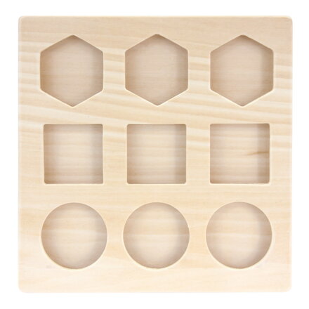 Puzzle - geometrické tvary Puzzle - geometrické tvary