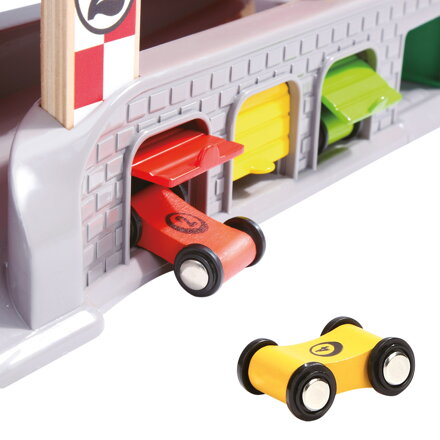 Autodráha s garážemi Autodráha s garážemi